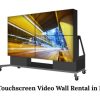 2×2 Touchscreen Video Wall Rental in Paris