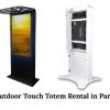 Outdoor Touch Totem Rental in Paris
