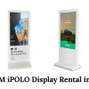 TOTEM iPOLO Display Rental in Paris – Elegant, Lightweight & Powerful
