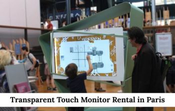 Transparent Touch Monitor Rental in Paris